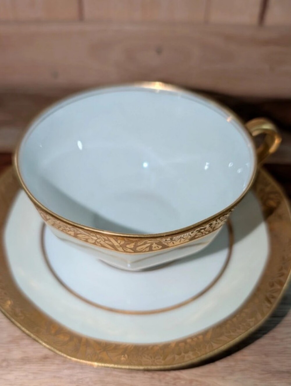 Vintage Theodore Haviland Limoges Cup & Saucer